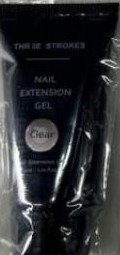 Three Strokes Nail Extension Gel (Clear)