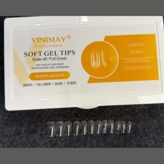 VINIMAY Soft Gel Tips Short Square
