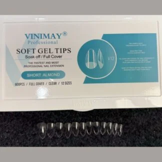 VINIMAY Soft Gel Tips Short Almond