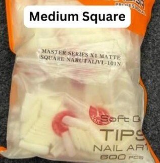Venalisa Full Buffed Tips Medium Square