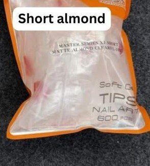 Venalisa Full Buffed Tips Short Almond