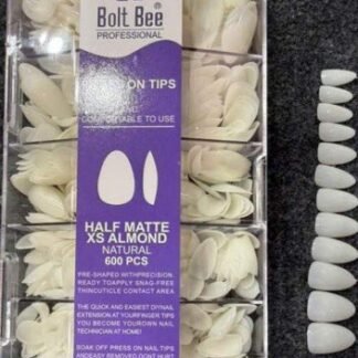 Bolt Bee Half Matte XS Almond Natural 600 Pcs GJB-200N