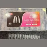 Bolt Bee Soft Gel Tips 510 pcs Clear Almond – SNX Nails