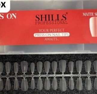 Shills Press on Tips - Matte Short T-Shape