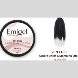 Emigel 2 in 1 Gel Black – SNX Nails
