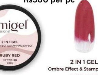 Emigel 2 in 1 Gel Ruby Red