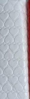 Hand/Arm Rest Cushion - White Hearts