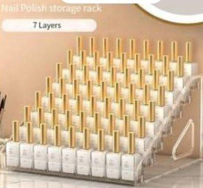 7 Layers Nail Polish Storage Rack