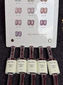 Perfectt 24 reflective glitter kit: 10 pc + shadechart