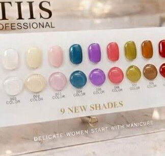 ITIIS Gel Polish kit: 9 pc + shadechart, 15 ml bottles