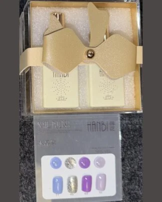 Hanbi kit: 4 pc + shadechart 15 ml bottles Lilac Purple