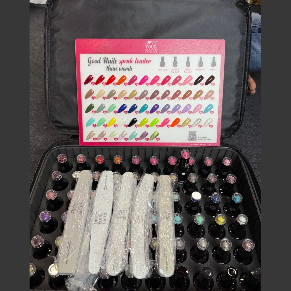 LYN Gel Polish Kit: 59 pc, 15 ml bottles - Image 2