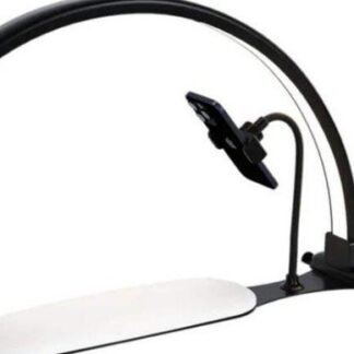 Moon Lights with Hand Rest and Mobile Stand - Black