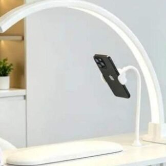 Moon Lights with Hand Rest and Mobile Stand - White