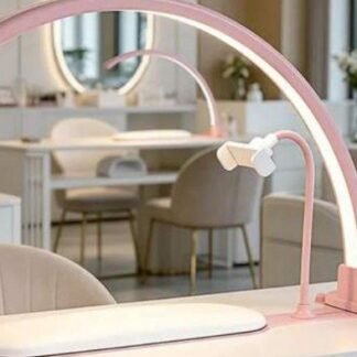 Moon Lights with Hand Rest and Mobile Stand - Pink