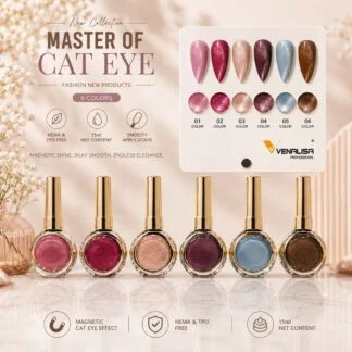 Venalisa Master of Cat Eye kit: 6 pc + shadechart
