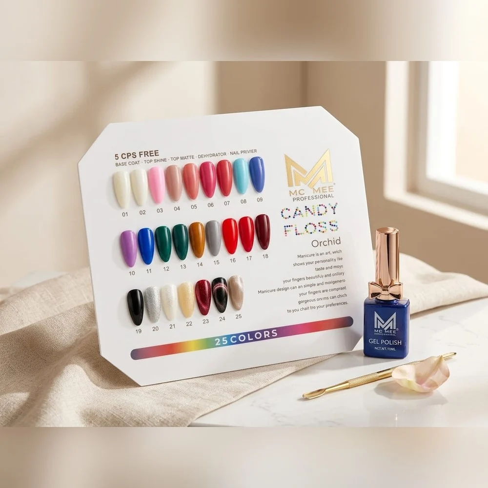 Mcmee Kit orchid: 25 + 5 shades 10 ml bottles – SNX Nails