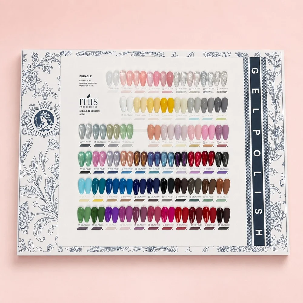 ITIIS 60 Pcs Gel Polish Kit – 60 Shades with 15 Cat Eye Shades (15 ml bottles) – SNX Nails