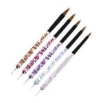Acrylic Brushes Set – Glitter Handle – SNX Nails