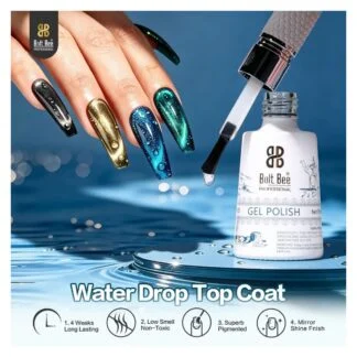Bolt Bee Water Drop Top Coat Set – SNX Nails
