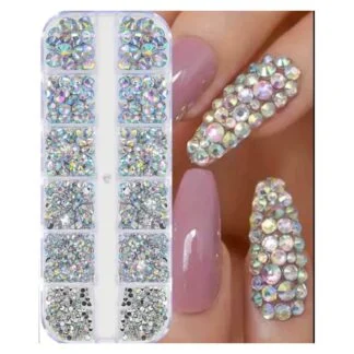 Nail Rhinestones Box - Design 1