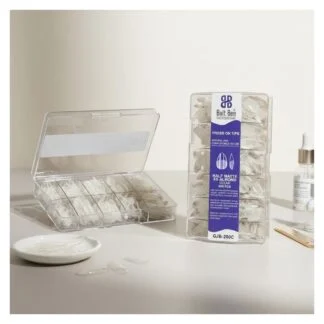 Bolt Bee Half Matte XS Almond Clear 600 Pcs GJB-200C – SNX Nails
