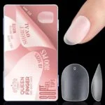 Queen Finger Soft Gel Tips Short Oval Pre-Buffed Matte 300 Pcs – SNX Nails