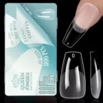 Queen Finger Soft Gel Tips Long Coffin Pre-Buffed Half Matte 300 Pcs – SNX Nails