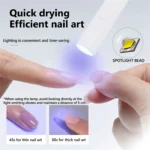 Handheld 3W UV/LED Nail Lamp – Rechargeable – SNX Nails