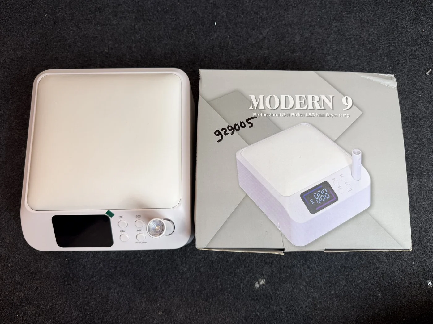 Modern 9 Rechargeable UV/LED Nail Lamp (Cordless, LED Screen)