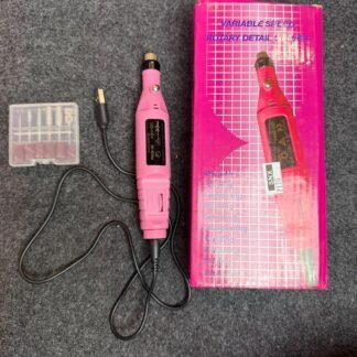 Rotary Detail Carver Mini Drill Pen - Pink (USB, with 6 Bits)