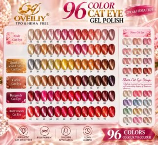 Oveiliy 96 Colour Cat Eye Gel Polish 15ml
