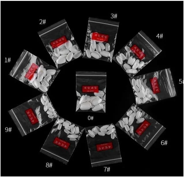 Short Oval Nail Tips - Natural (500 pcs) - Image 2