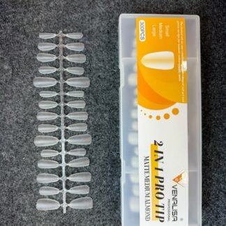 Venalisa Press on Tips - 2 In 1 Pro Tip - Clear Matte Medium Almond