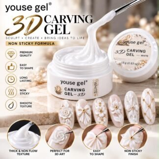 Youse Gel 3D Carving Gel White 15g – SNX Nails